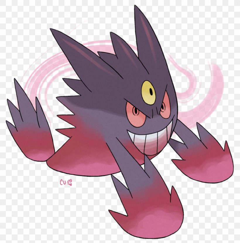 Pokémon X And Y Pokémon Battle Revolution Pokémon GO Gengar, PNG, 889x899px, Watercolor, Cartoon, Flower, Frame, Heart Download Free