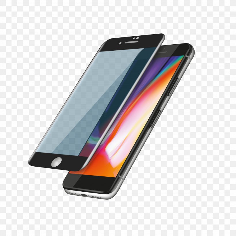 Smartphone Apple IPhone 8 Plus Feature Phone IPhone 7 Screen Protectors, PNG, 2200x2200px, Smartphone, Apple Iphone 8 Plus, Communication Device, Computer Hardware, Computer Monitors Download Free