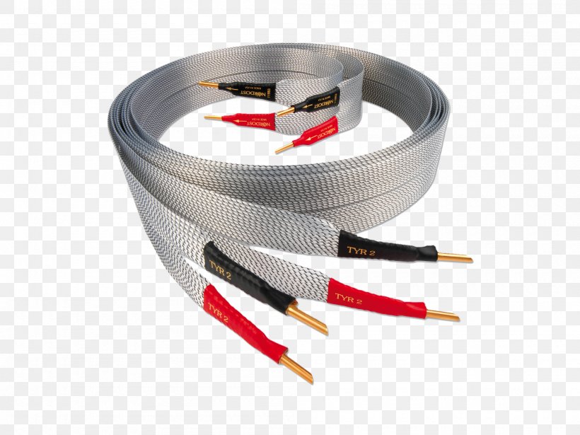 Speaker Wire Loudspeaker Electrical Cable Nordost Corporation Bi-wiring, PNG, 2000x1500px, Speaker Wire, Audio Signal, Audioquest, Biwiring, Cable Download Free