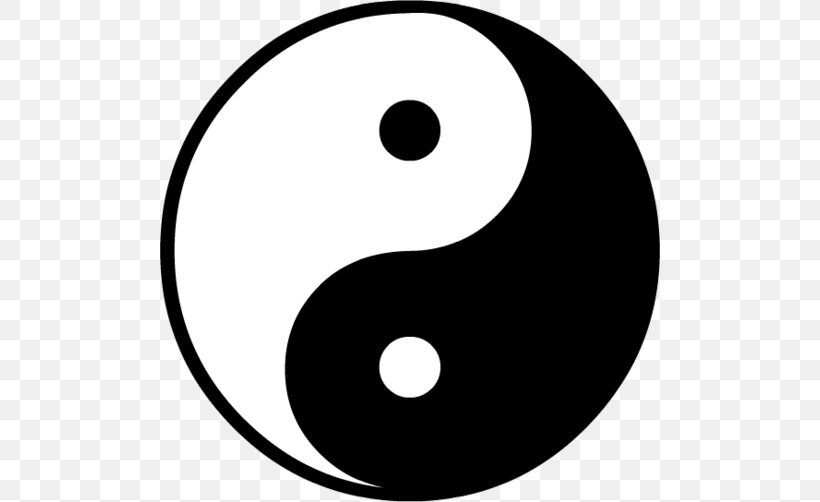 Yin And Yang Taijitu Symbol Clip Art, PNG, 500x502px, Yin And Yang, Area, Black And White, Monochrome, Monochrome Photography Download Free
