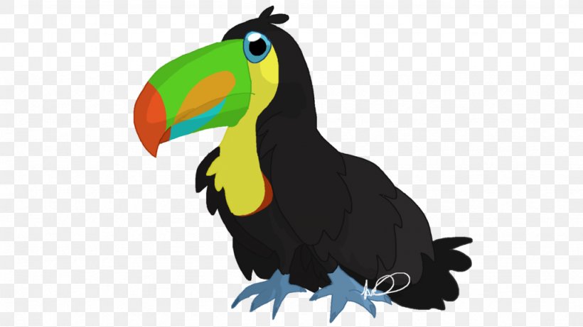 Draw Birds Toucan Parrot Drawing, PNG, 1024x576px, Bird, Animal, Beak, Cartoon, Deviantart Download Free
