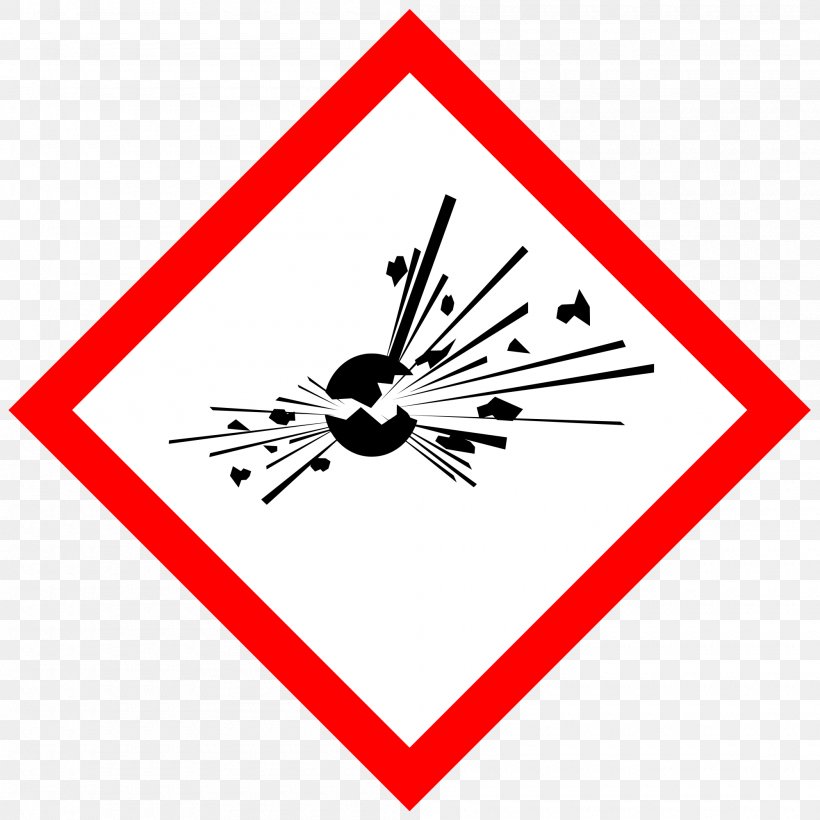 GHS Hazard Pictograms Globally Harmonized System Of Classification And Labelling Of Chemicals Explosion Hazard Communication Standard, PNG, 2000x2000px, Pictogram, Area, Bomb, Brand, Chemical Substance Download Free