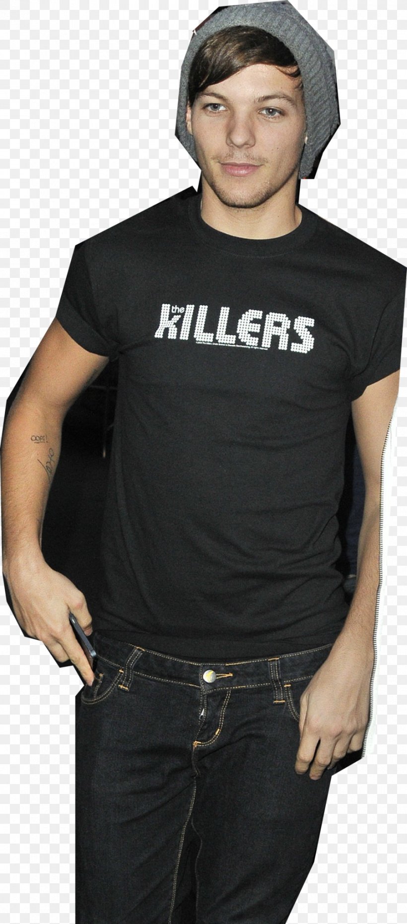 T-shirt Facial Hair Hot Fuss The Killers Sleeveless Shirt, PNG, 900x2044px, Tshirt, Facial Hair, Hair, Headgear, Hot Fuss Download Free