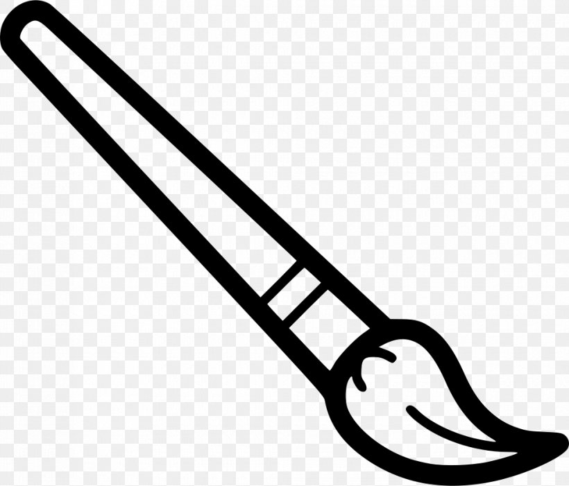 Drawing Painting Brush Clip Art, PNG, 980x838px, Drawing, Black And White, Brush, Paint, Paint Brushes Download Free