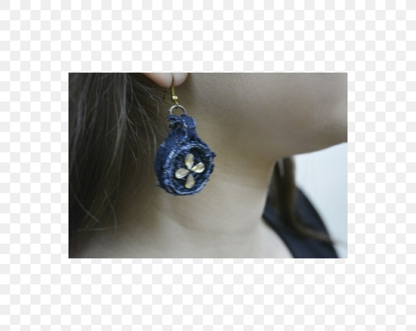 Earring Denim Jewellery Clothing Accessories Bag, PNG, 550x652px, Earring, Bag, Clothing Accessories, Cobalt, Cobalt Blue Download Free