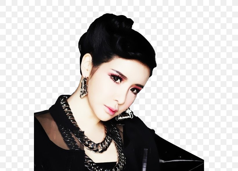 Park Bom 2NE1 CRUSH Roommate, PNG, 586x590px, Watercolor, Cartoon, Flower, Frame, Heart Download Free