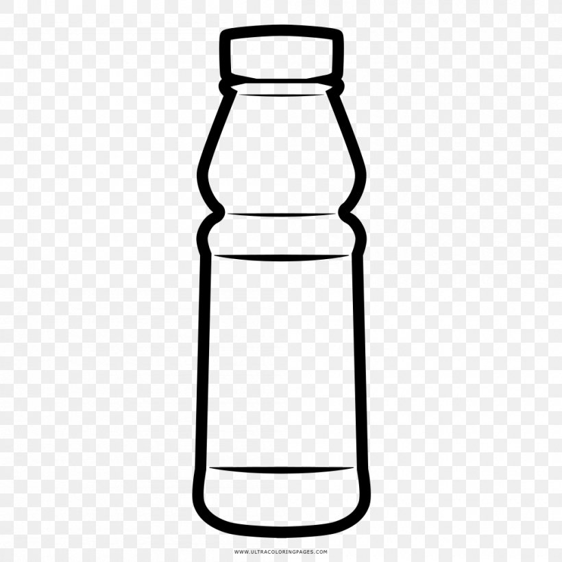 Water Bottles Glass Bottle Coloring Book Drawing, PNG, 1000x1000px, Water Bottles, Ausmalbild, Black And White, Bottle, Coloring Book Download Free