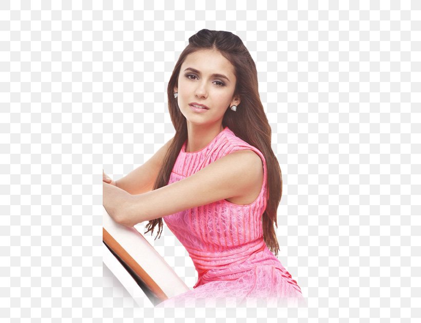 Nina Dobrev The Vampire Diaries Elena Gilbert The Departed, PNG, 420x630px, Watercolor, Cartoon, Flower, Frame, Heart Download Free