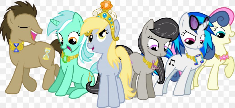 Pony Derpy Hooves Rainbow Dash Pinkie Pie Rarity, PNG, 3490x1617px, Pony, Applejack, Art, Cartoon, Cutie Mark Crusaders Download Free