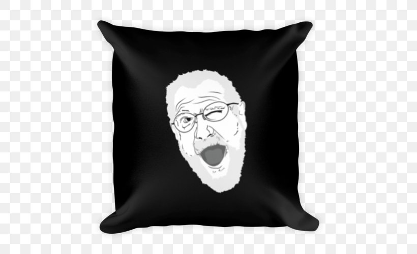 Throw Pillows Room Cannabis Pillow Fight, PNG, 500x500px, Pillow, Black And White, Cannabis, Cotton, Cushion Download Free