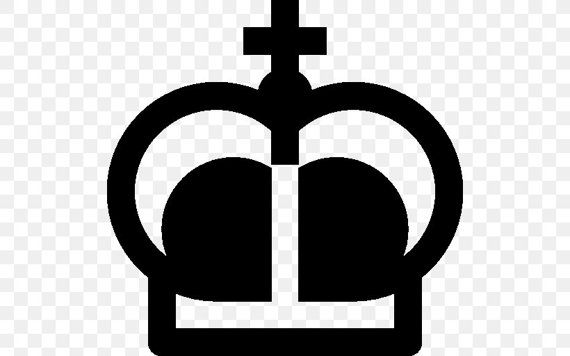 Icon, PNG, 512x512px, Queen, Artwork, Black And White, Cross, Symbol Download Free