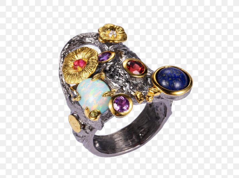 Amethyst Ring Jewellery Lapis Lazuli Gold, PNG, 610x610px, Amethyst, Blue, Diamond, Fashion Accessory, Garnet Download Free