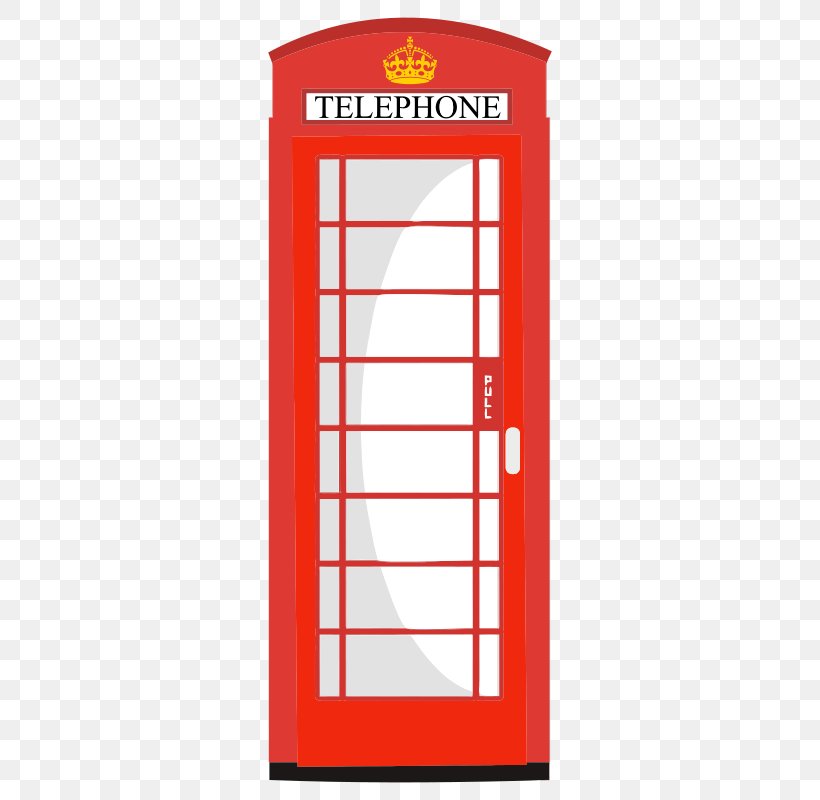 Red Telephone Box Telephone Booth United Kingdom Clip Art, PNG, 372x800px, Red Telephone Box, Area, Rectangle, Red, Royaltyfree Download Free