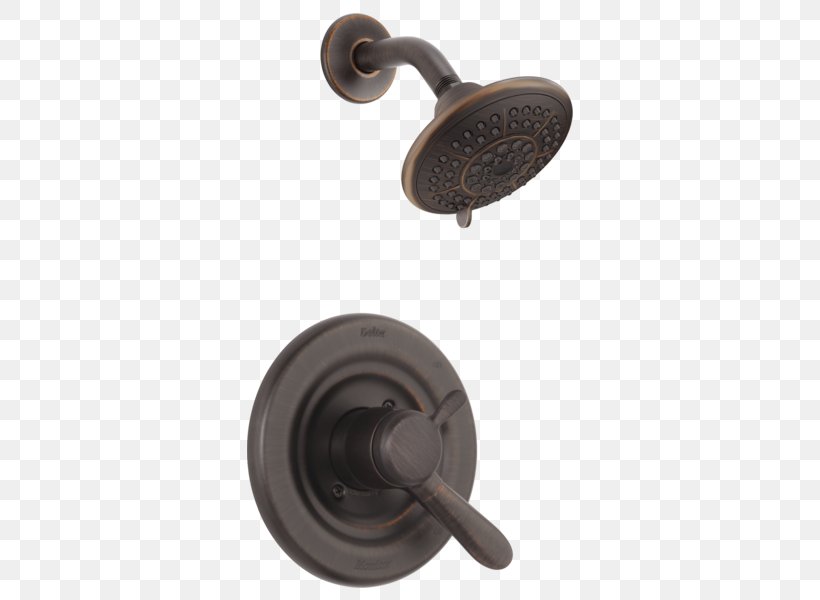 Shower Pressure-balanced Valve Faucet Handles & Controls Baths, PNG, 600x600px, Shower, Baths, Bronze, Delta Air Lines, Delta Monitor 17 Lahara T17238 Download Free