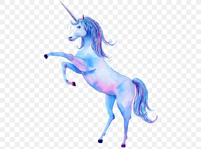 Magical Unicorns Watercolor Painting Clip Art Illustration, PNG, 480x609px, Unicorn, Animal Figure, Art, Drawing, Fictional Character Download Free