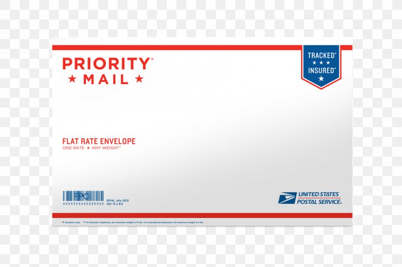 Mail United States Postal Service Envelope Flat Rate Freight Transport, PNG, 900x600px, Mail, Area, Brand, Envelope, Flat Rate Download Free