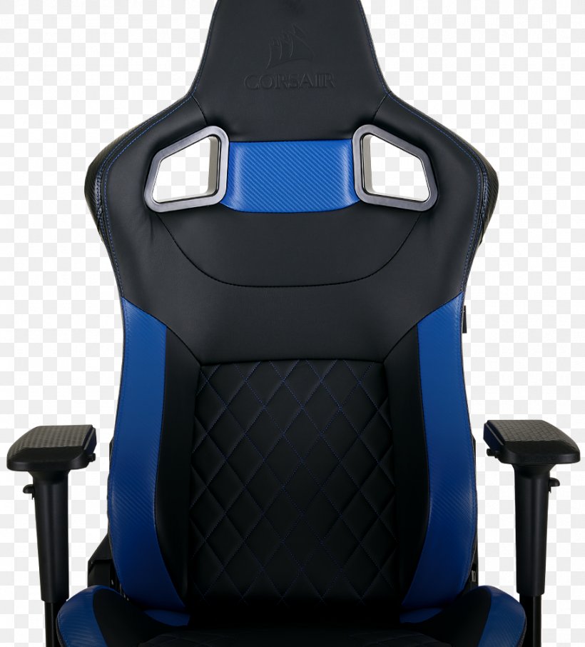 Video Game Gaming Chair Corsair Components Thermaltake, PNG, 910x1006px, Video Game, Blue, Car Seat, Car Seat Cover, Chair Download Free