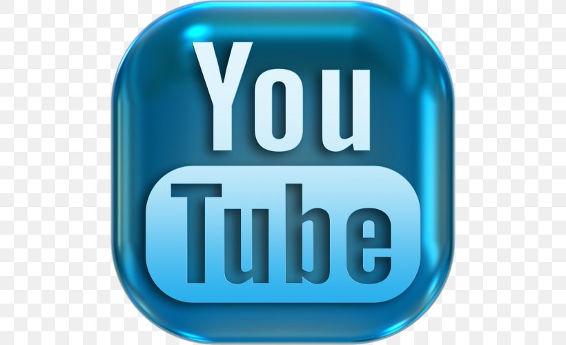 YouTube Desktop Wallpaper Clip Art, PNG, 500x500px, Youtube, Blue, Brand, Electric Blue, Logo Download Free
