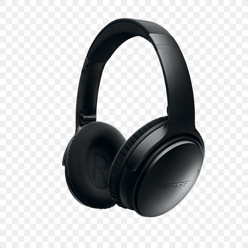 Bose QuietComfort 35 Noise-cancelling Headphones Active Noise Control, PNG, 1000x1000px, Bose Quietcomfort 35, Active Noise Control, Audio, Audio Equipment, Bose Corporation Download Free