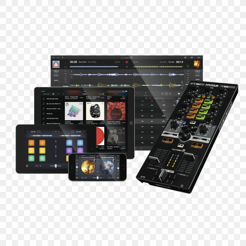 IPad 4 DJ Controller Laptop Djay, PNG, 900x900px, Ipad 4, Android, Apple, Audio, Audio Mixers Download Free