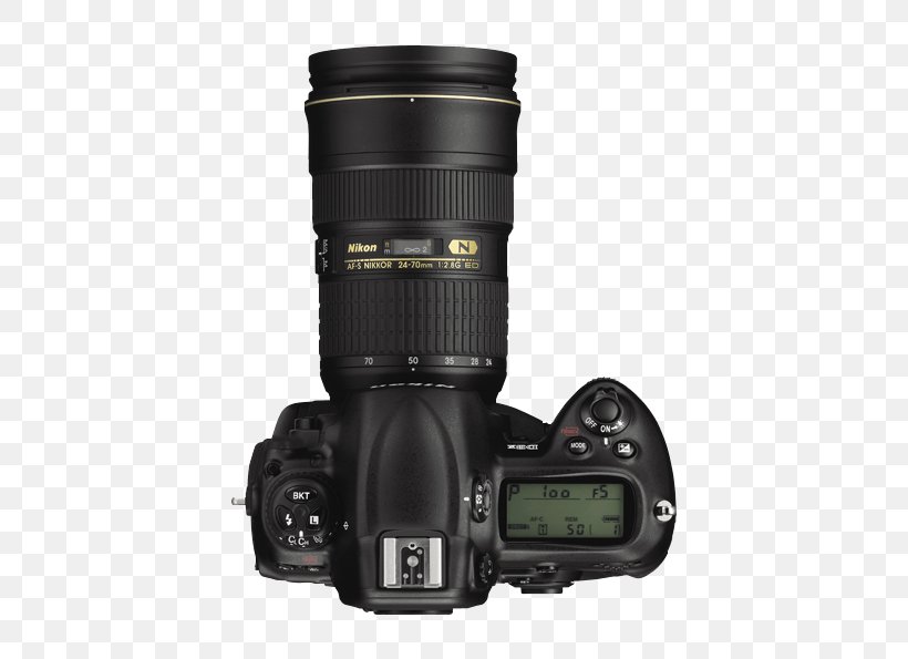 Nikon D3X Nikon D3S Canon EOS 5D Mark II Digital SLR, PNG, 700x595px, Nikon D3, Active Pixel Sensor, Camera, Camera Accessory, Camera Lens Download Free