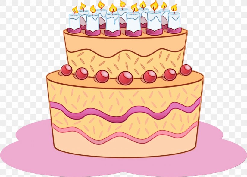 Birthday Candle, PNG, 1280x918px, Watercolor, Baked Goods, Birthday Candle, Buttercream, Cake Download Free