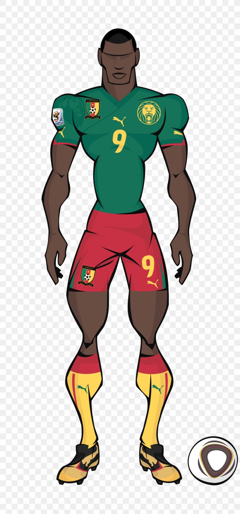 Cameroon National Football Team World Cup Jacques Songo'o, PNG, 920x1970px, Cameroon, Arm, Cameroon National Football Team, Cartoon, Clothing Download Free