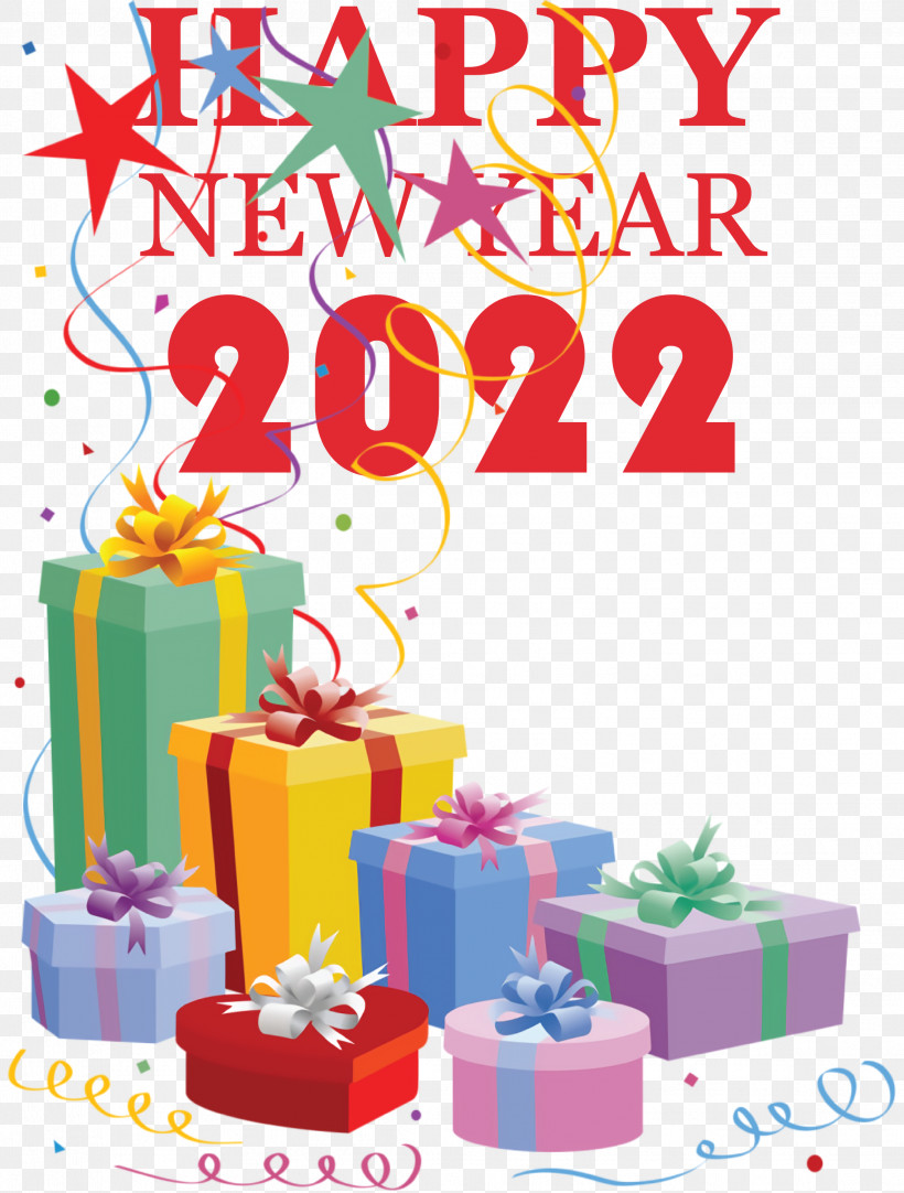 Happy New Year 2022 Gift Boxes Wishes, PNG, 2273x3000px, Gift Boxes, Balloon, Birthday, Birthday Cake, Cake Download Free