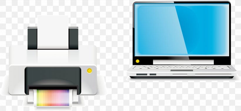 Printer Laser Printing, PNG, 2829x1306px, Printer, Computer, Computer Monitor, Display Device, Electronic Device Download Free