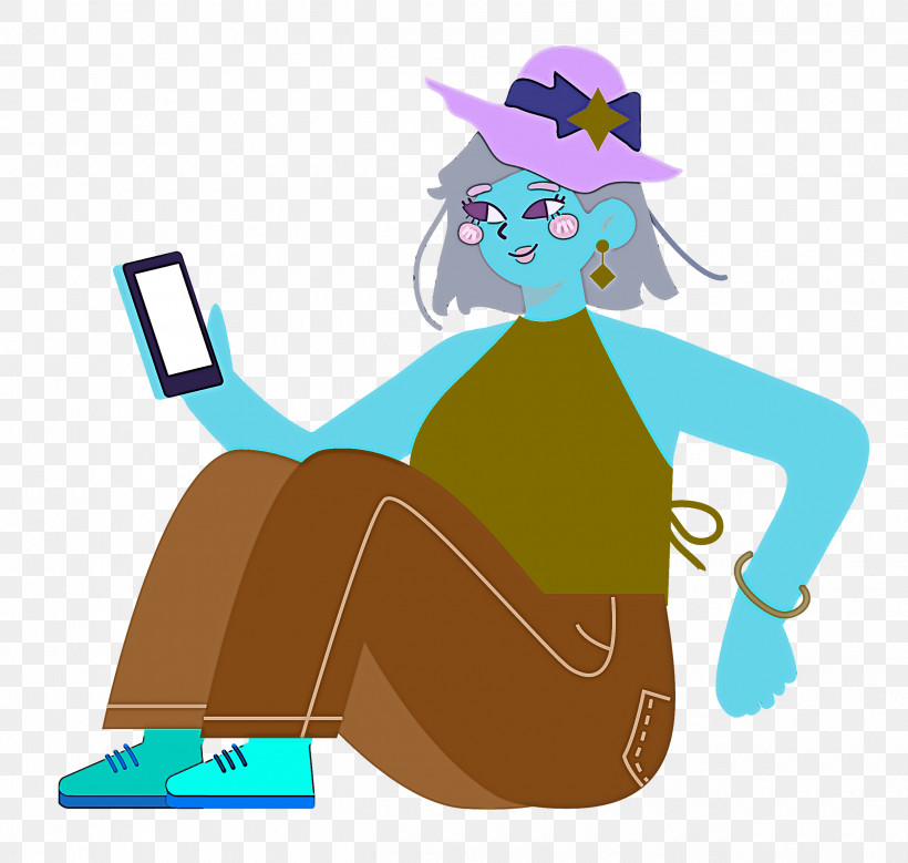 Sitting Sitting On Floor, PNG, 2500x2377px, Sitting, Biology, Cartoon, Character, Clothing Download Free