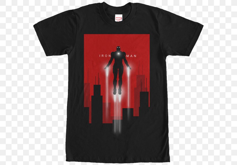 T-shirt Iron Man Captain America Hulk Vision, PNG, 600x573px, Tshirt, Active Shirt, Black, Brand, Captain America Download Free