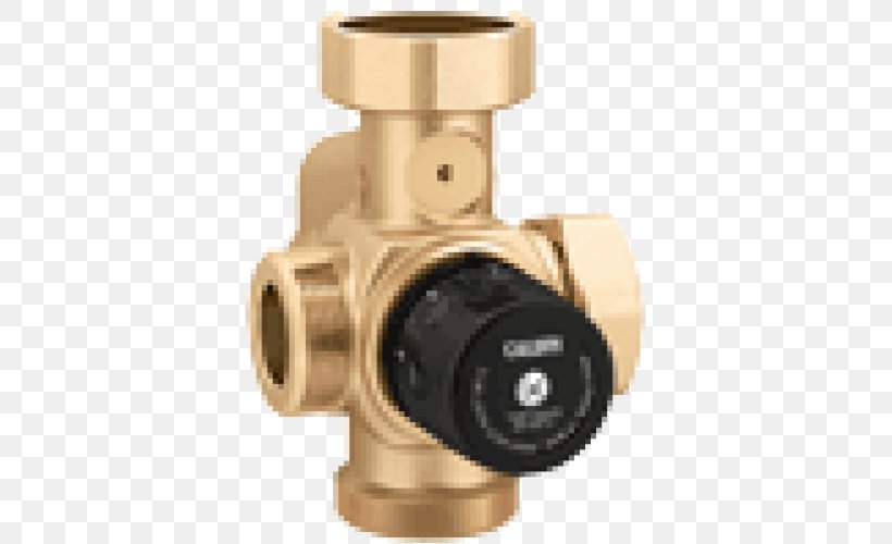 Thermostatic Mixing Valve Thermostatic Radiator Valve Central Heating Berogailu, PNG, 500x500px, Thermostatic Mixing Valve, Ball Valve, Berogailu, Brass, Central Heating Download Free