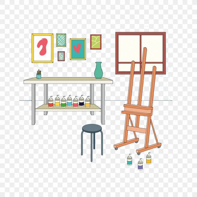 Easel Painting Art, PNG, 2500x2500px, Easel, Art, Furniture, Gratis, Painting Download Free