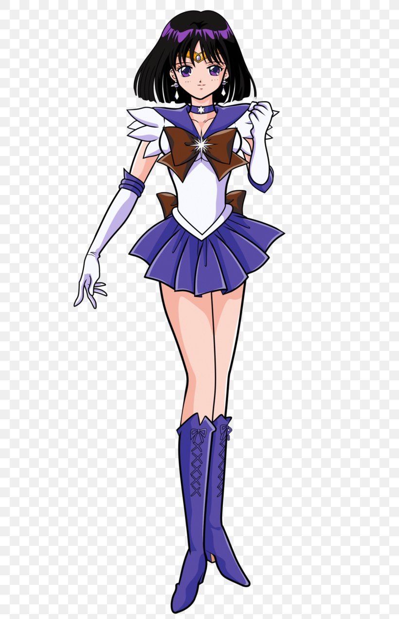 Sailor Mercury Sailor Pluto Sailor Moon Chibiusa Sailor Saturn, PNG, 629x1270px, Watercolor, Cartoon, Flower, Frame, Heart Download Free