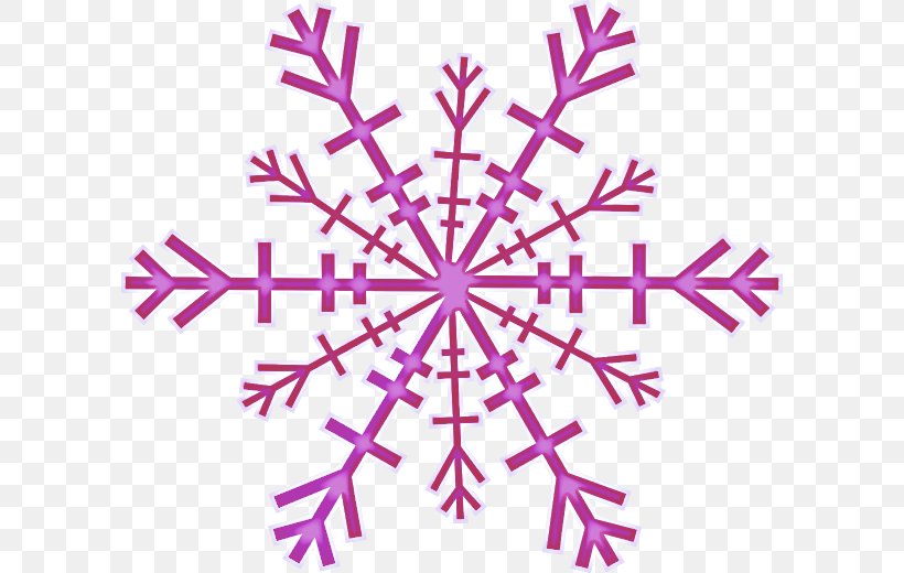 Snowflake, PNG, 600x520px, Pink, Magenta, Snowflake, Symmetry Download Free