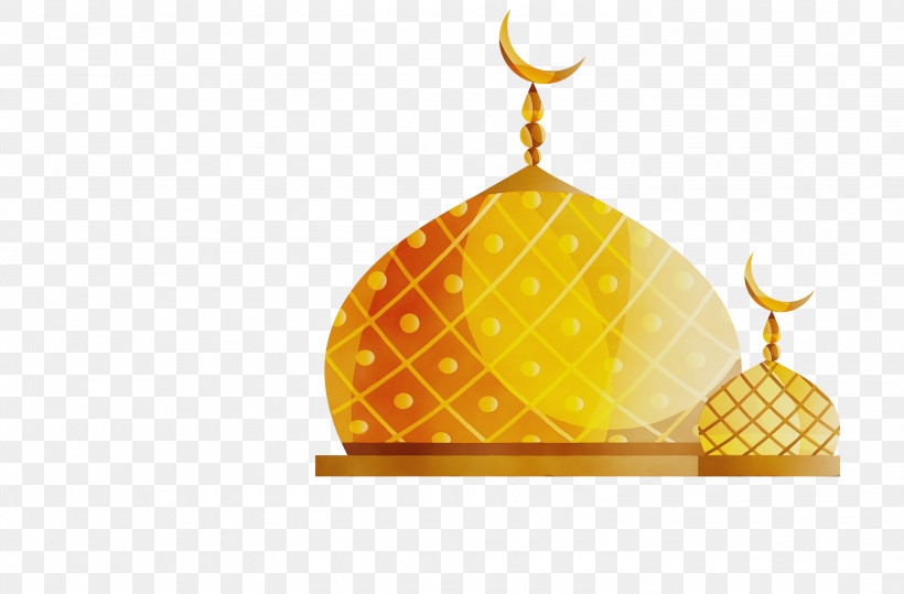 Yellow Lighting Fruit, PNG, 3000x1972px, Ramadan Kareem, Fruit, Lighting, Paint, Ramadan Download Free