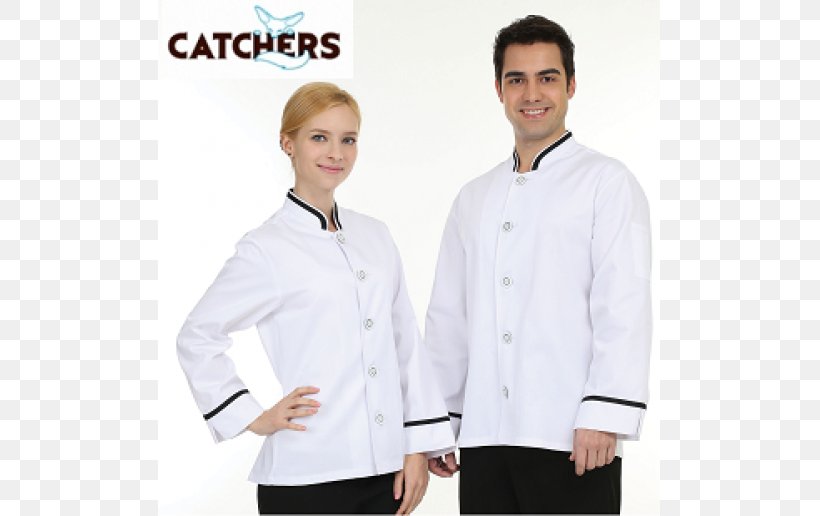 Chef's Uniform T-shirt White Lab Coats Dress Shirt, PNG, 725x516px, Tshirt, Blouse, Button, Chef, Clothing Download Free