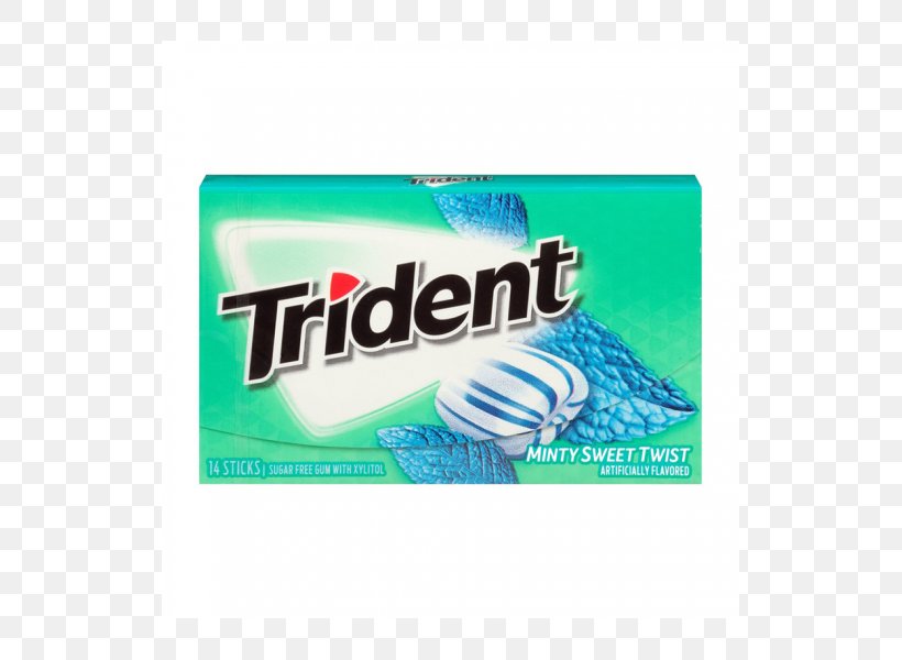 Chewing Gum Trident Sugar Substitute Kroger Xylitol, PNG, 525x600px, Chewing Gum, Brand, Chewing, Flavor, Gum Industry Download Free