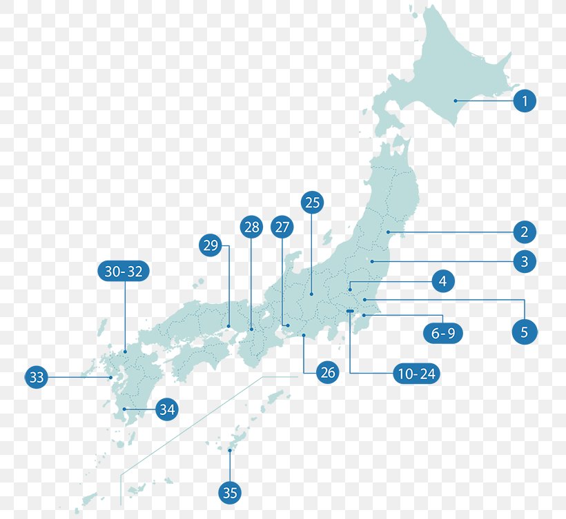 Prefectures Of Japan World Map, PNG, 750x753px, Japan, Area, Cartography, Diagram, Japanese Maps Download Free