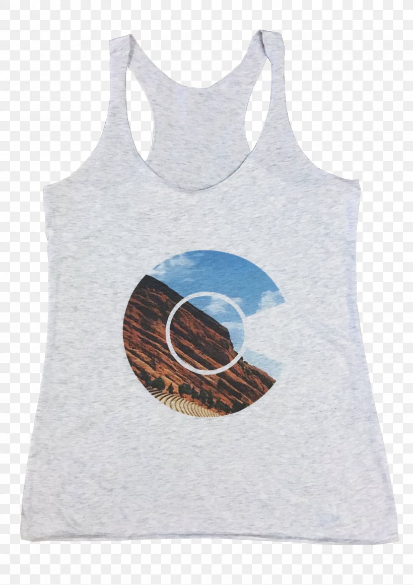 Red Rocks Amphitheatre T-shirt Flatirons Top Clothing, PNG, 1446x2048px, Red Rocks Amphitheatre, Active Tank, Clothing, Colorado, Flag Of Colorado Download Free