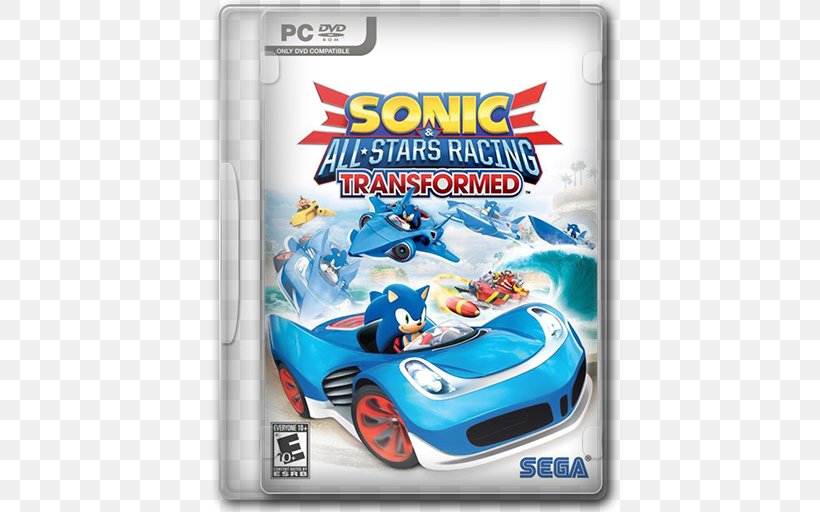 Sonic & Sega All-Stars Racing Sonic & All-Stars Racing Transformed Wii U Xbox 360 PlayStation, PNG, 512x512px, Sonic Sega Allstars Racing, Automotive Design, Home Game Console Accessory, Mode Of Transport, Model Car Download Free