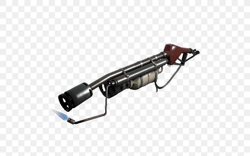 Flamethrower Team Fortress 2 Weapon Trade Sales, PNG, 512x512px, Flamethrower, Auto Part, Automotive Exterior, Fire, Flame Download Free