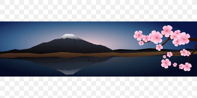 Japan Cherry Blossom Clip Art, PNG, 1280x640px, Japan, Blossom, Calm, Cherry Blossom, Cloud Download Free