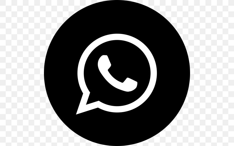 WhatsApp Message Facebook, PNG, 512x512px, Whatsapp, Android, Black And White, Brand, Facebook Download Free