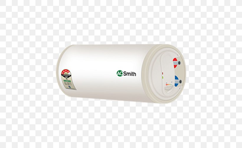 A. O. Smith Water Products Company Storage Water Heater Water Heating Geyser White, PNG, 500x500px, O Smith Water Products Company, Bradford White, Cylinder, Electric Heating, Electricity Download Free