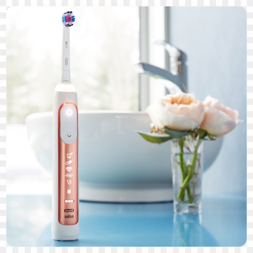 Electric Toothbrush Oral-B Genius 9000 Dentist, PNG, 2000x2000px, Watercolor, Cartoon, Flower, Frame, Heart Download Free