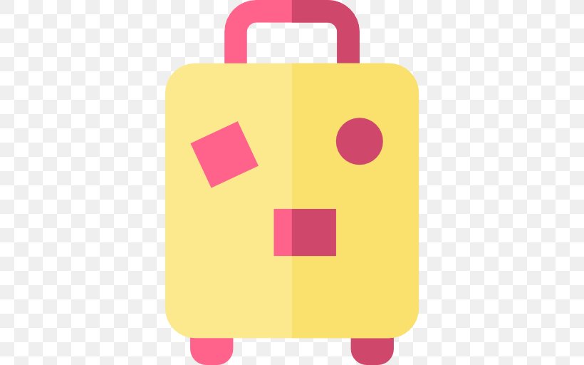 Magenta Yellow Pink, PNG, 512x512px, Rectangle, Baggage, Magenta, Pink, Suitcase Download Free