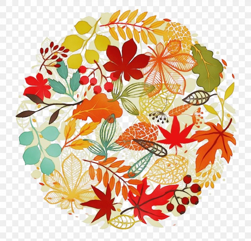 Autumn Leaf Drawing, PNG, 860x827px, Watercolor, Autumn, Drawing, Floral Design, Flower Download Free