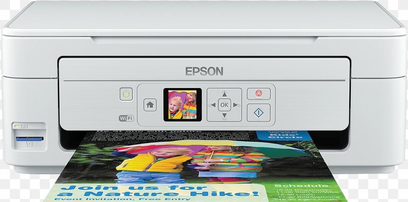 Hewlett-Packard Epson Expression Home XP-345 Multi-function Printer Ink Cartridge, PNG, 3000x1487px, Hewlettpackard, Electronic Device, Epson, Epson Expression Home Xp345, Image Scanner Download Free