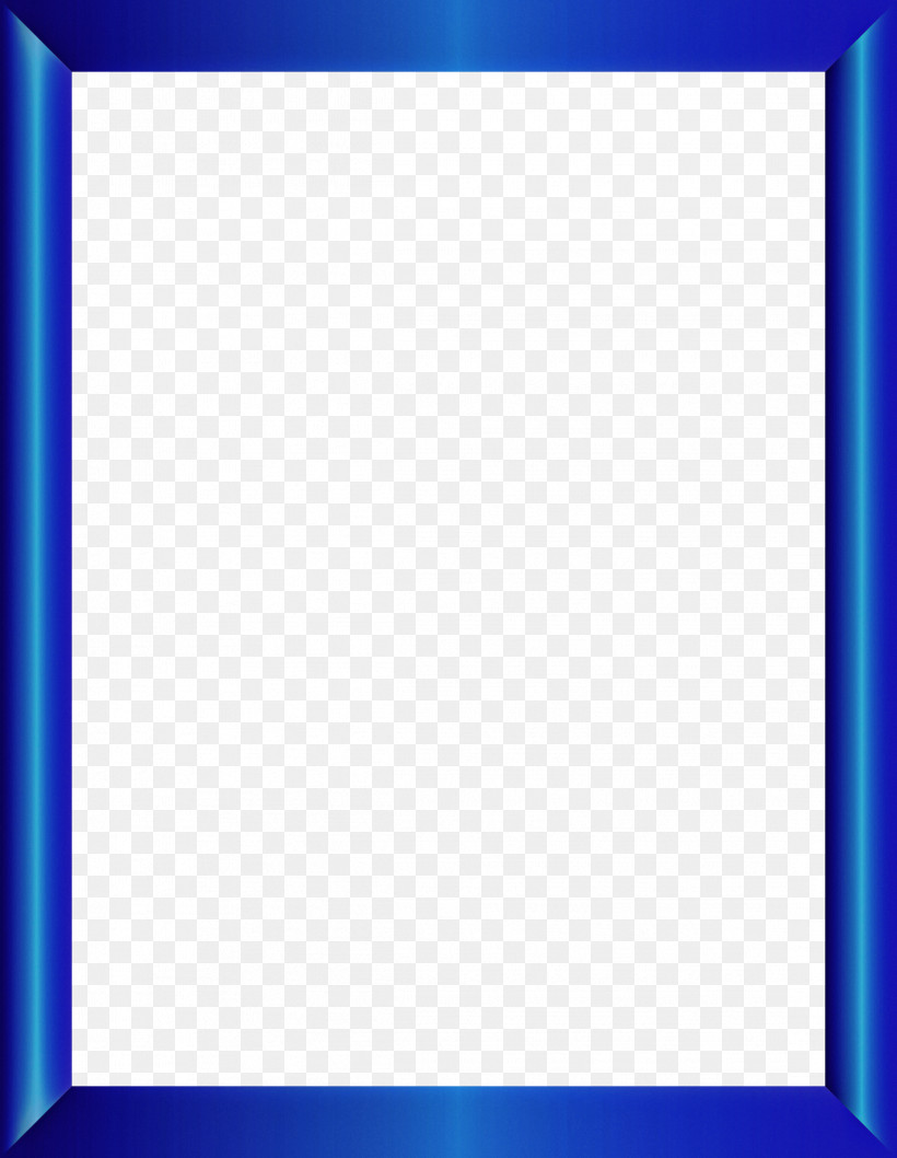 Picture Frame Photo Frame, PNG, 2324x3000px, Picture Frame, Blue, Cobalt Blue, Electric Blue, Photo Frame Download Free